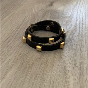 Vita Fede Como Studded Wrap Bracelet 24k plated